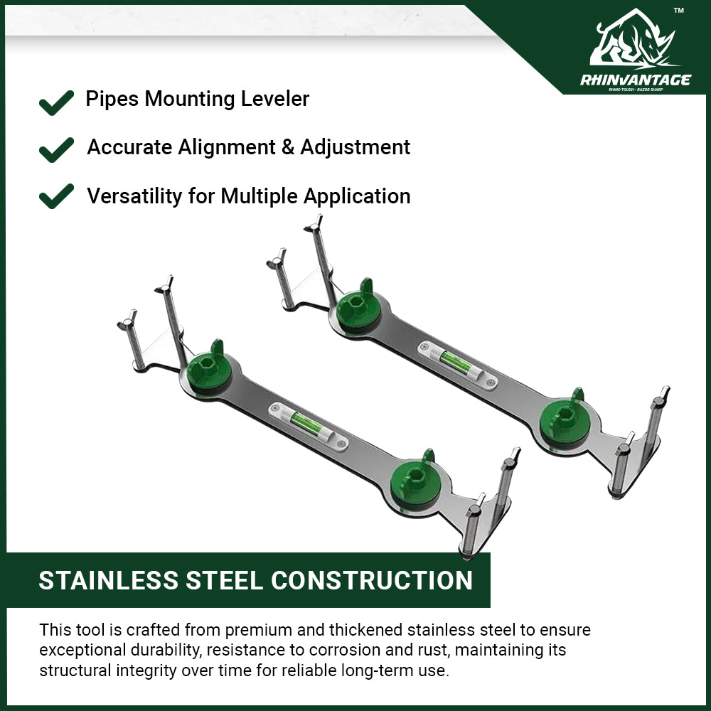 Stainless Steel Hot & Cold Water Pipe Leveler | Adjustable Plumbing Tool
