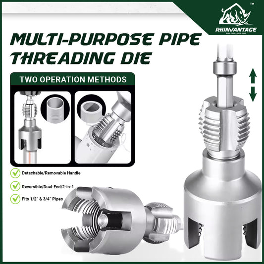 Multi Purpose Pipe Threading Die | PVC and Plastic Pipes DN15 (1/2'') & DN20 (3/4'')