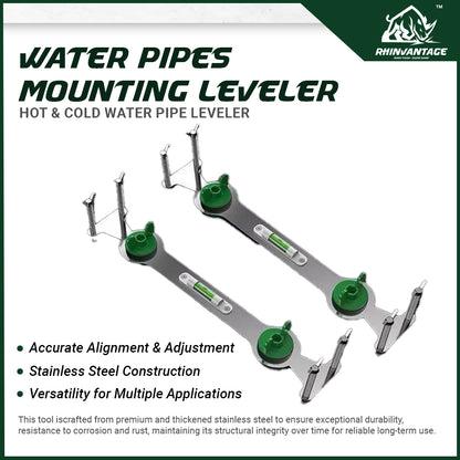 Stainless Steel Hot & Cold Water Pipe Leveler | Adjustable Plumbing Tool