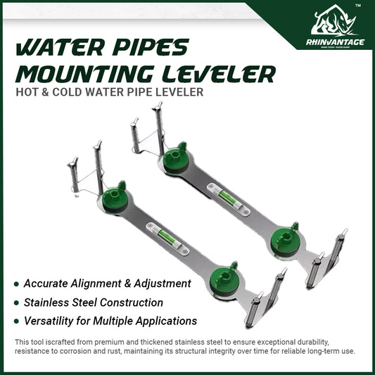 Stainless Steel Hot & Cold Water Pipe Leveler | Adjustable Plumbing Tool