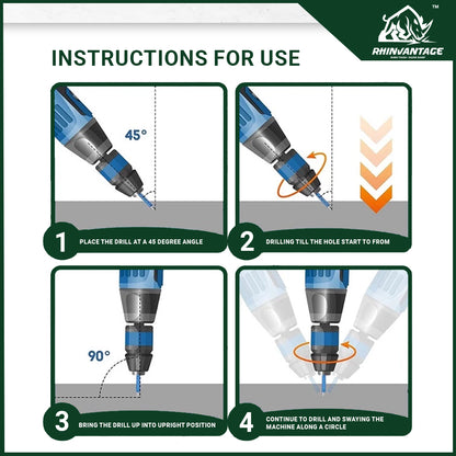 Blue Marble Hole Opener | Durable & Precise for Marble Drilling (5mm - 16mm)