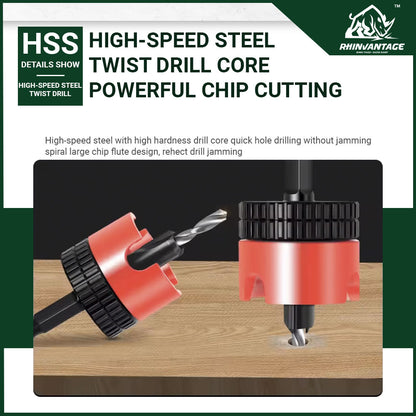 Forstner Drill Bit with Depth Stop | Wood & Plastic Drilling Tool | Flush & Concealed Screw Design